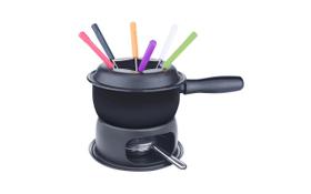 Conjunto Para Fondue Brinox Fondue & Petiscos 11 Peças Preto