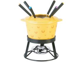 Conjunto Para Fondue Cerâmica 11 Peças Amarelo Lana Cream Hauskraft Conjunto Para Fondue Cerâmica 11 Peças Amarelo Lana Cream Hauskraft