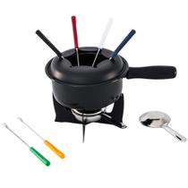 Conjunto para Fondue com 10 Peças Preto Brinox - 1214/116
