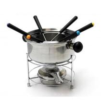 Conjunto Para Fondue Em Inox 10 Peças Para Queijos Chocolate Molho (CA12134) - Casita Conjunto Para Fondue Em Inox 10 Peças Para Queijos Chocolate Molho (CA12134) - Casita