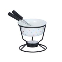 Conjunto para Fondue Love em Cerâmica 140ml 5 Peças - Hauskraft