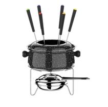Conjunto Para Fondue Pequeno 10 Peças - Euro Home Conjunto Para Fondue Pequeno 10 Peças - Euro Home