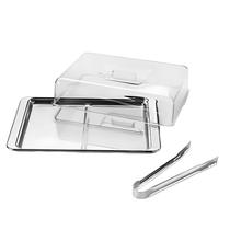 Conjunto Para Frios 3 Peças Átina com Pinça 1413/100 Brinox
