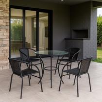 Conjunto para Jardim Mesa com 4 Cadeiras Solari