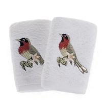 Conjunto para lavabo com 2 peças Arancia branco retangular 30 cm x 50 cm 100% algodão - Trussardi Conjunto para lavabo com 2 peças Arancia branco retangular 30 cm x 50 cm 100% algodão - Trussardi