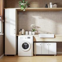 Conjunto para Lavanderia Multiuso 2 Peças BRV Móveis