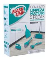 Conjunto para limpeza 05 pecas multiuso flash limp