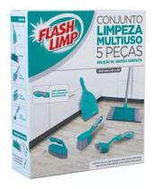 Conjunto PARA LIMPEZA MULTIUSO 5 Peças FLASHLIMP