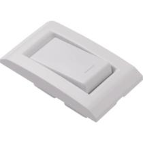 Conjunto para Movel 1 Interruptor Simples 10 A Tramontina Liz Branco