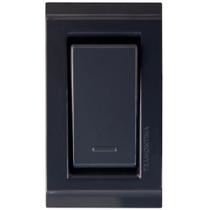 Conjunto para Móvel 1 Interruptor Simples 10 A Tramontina Liz Grafite