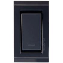 Conjunto Para Móvel 1 Interruptor Simples 10 A Tramontina Liz Grafite