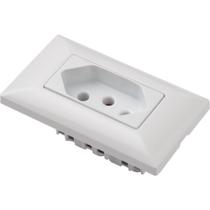 Conjunto para Movel 1 Tomada 2P T 10 A Tramontina Aria Branca