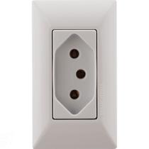 Conjunto para Móvel 1 Tomada 2P+T 10 A Tramontina Aria Branca