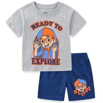 Conjunto para Niños Blippi Camiseta de Manga Corta y Shorts Conjunto para Niños Blippi Camiseta de Manga Corta y Shorts