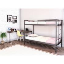Conjunto para Quarto 1 Beliche e 1 Escrivaninha em L 135x135cm