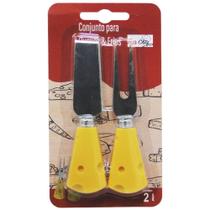 Conjunto para Queijo E Frios Com Garfo + Faca - Top Rio Conjunto para Queijo E Frios Com Garfo + Faca - Top Rio