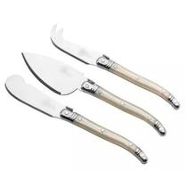 Conjunto para queijo pérola 3 peças Conjunto para queijo pérola 3 peças