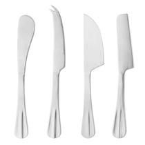 Conjunto para queijo Positano prateado Lyor 4 peças Conjunto para queijo Positano prateado Lyor 4 peças