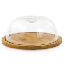 Conjunto Para Queijo Queijeira Bambu Tampa Acrílico Martinazzo - Mimo Style