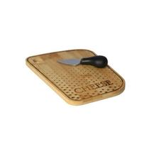 Conjunto para queijo tabua de bambu e faca 7980 Conjunto para queijo tabua de bambu e faca 7980