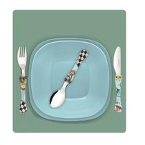 Conjunto para Refeição Kids Trend Carros - 5 Peças Conjunto para Refeição Kids Trend Carros - 5 Peças