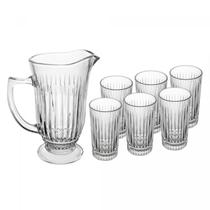 Conjunto para refresco Deli Diamante de vidro 1 L com copos 300 ml - Lyor Design Conjunto para refresco Deli Diamante de vidro 1 L com copos 300 ml - Lyor Design