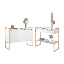 Conjunto para Sala Buffet e Aparador Estilo Industrial