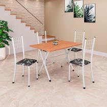 Conjunto para Sala de Jantar com 4 Cadeiras Dany Conjunto para Sala de Jantar com 4 Cadeiras Dany