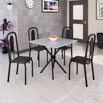 Conjunto para Sala de Jantar com 4 Cadeiras Lívia