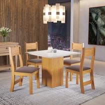 Conjunto para Sala de Jantar com 4 Cadeiras Merlin Conjunto para Sala de Jantar com 4 Cadeiras Merlin