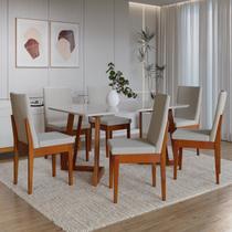 Conjunto para Sala de Jantar com 6 Cadeiras Dakota Conjunto para Sala de Jantar com 6 Cadeiras Dakota