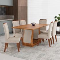 Conjunto para Sala de Jantar com 6 Cadeiras Pinole