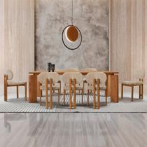 Conjunto para Sala de Jantar com 8 Cadeiras Tokyo Marrom/Milano/Imbuia Conjunto para Sala de Jantar com 8 Cadeiras Tokyo Marrom/Milano/Imbuia