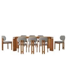 Conjunto para Sala de Jantar com 8 Cadeiras Tokyo Conjunto para Sala de Jantar com 8 Cadeiras Tokyo