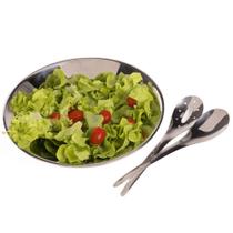 Conjunto Para Salada Essence Inox 30Cm 3 Peças - Domama Conjunto Para Salada Essence Inox 30Cm 3 Peças - Domama