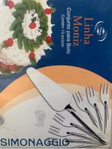 Conjunto Para Servir Bolo 13 Peças Inox Simonaggio Conjunto Para Servir Bolo 13 Peças Inox Simonaggio