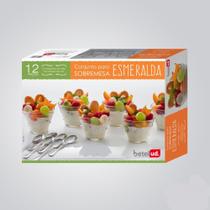Conjunto para Sobremesa Betelud Esmeralda 12 Peças Conjunto para Sobremesa Betelud Esmeralda 12 Peças