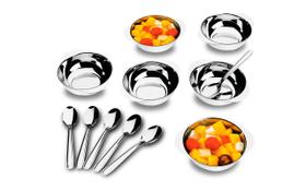 Conjunto Para Sobremesa Brinox Jornata 12 Peças Aço Inox Conjunto Para Sobremesa Brinox Jornata 12 Peças Aço Inox