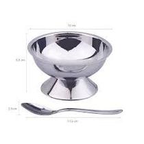 Conjunto para Sorvete e Sobremesa em aço inox 12 peças Jornata Brinox Conjunto para Sorvete e Sobremesa em aço inox 12 peças Jornata Brinox