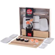 Kit Jogo Jantar Sushi 6 Peças Cerâmica Japão Comida Japonesa 2 Pessoas -  Alleanza Cerâmica - Kit Comida Japonesa - Magazine Luiza