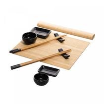 Conjunto Para Sushi Okinawa De Bambu Com 10 Pecas Wolff Conjunto Para Sushi Okinawa De Bambu Com 10 Pecas Wolff