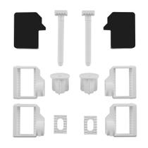 Conjunto Parafuso Fixação De Assentos Sanitários Preto Astra Conjunto Parafuso Fixação De Assentos Sanitários Preto Astra