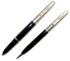 Conjunto Parker 21 Caneta Tinteiro Lap 0.9Mm Preto Usa Nos