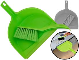 Conjunto Pazinha De Lixo Com Escova Vassourinha Plástica Para Limpeza Multiuso Clink Conjunto Pazinha De Lixo Com Escova Vassourinha Plástica Para Limpeza Multiuso Clink