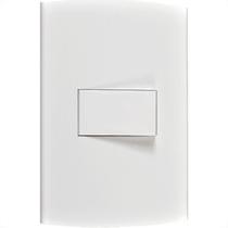 Conjunto Peesa Alfa 1502A 1 Interruptor Simples Branco Conjunto Peesa Alfa 1502A 1 Interruptor Simples Branco