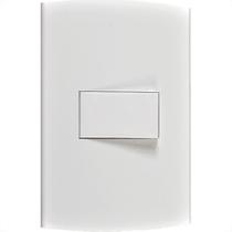 Conjunto Peesa Alfa 1502B 1 Interruptor Paralelo Branco