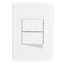 Conjunto Peesa Alfa 1505C 1 Interruptor Simp.1 Paralelo Branco Conjunto Peesa Alfa 1505C 1 Interruptor Simp.1 Paralelo Branco