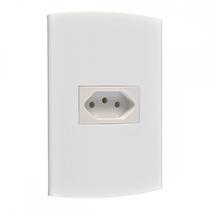 Conjunto Peesa Alfa 1541 1Tomada 10A Branco Conjunto Peesa Alfa 1541 1Tomada 10A Branco