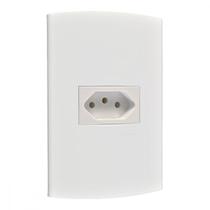 Conjunto Peesa Alfa 1545 1Tomada 20A Branco Conjunto Peesa Alfa 1545 1Tomada 20A Branco
