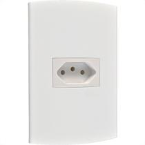 Conjunto Peesa Alfa 1545 1Tomada 20A Branco